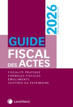 Guide fiscal des actes - premier semestre 2026