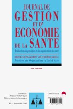 évaluation des pratiques et des organisations de santé