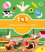 101 choses à trouver et à coller : Les animaux de la ferme