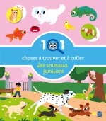 101 choses à trouver et à coller : Les animaux familiers