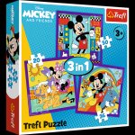 Puzzle 3w1 Miki i jego wesoła ekipa 34894