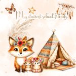 My Favorite School Friends - Boho Forest Animals