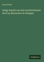 Einige Kapitel aus dem Geschichtswerk des Fray Bernardino de Sahagun