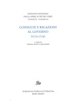 Consulte e relazioni al governo (1773-1774)