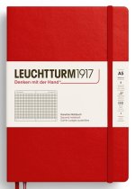Zápisník Cherry Hardcover Medium (A5) čtverečkovaný