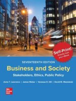 Business and Society: Stakeholders, Ethics, Public Policy