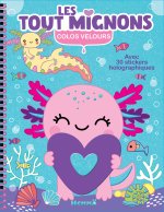 Colos velours - Les tout mignons - Avec 30 stickers holographiques