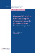 Règlement 2022/720 relatif aux accords verticaux et pratiques concertées - Commentaire article par a
