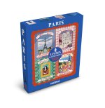 Paris - Livres magnétiques - 1 coffret, 4 magnets