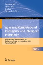 Advanced Computational Intelligence and Intelligent Informatics