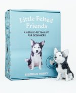 Little Felted Friends: Siberian Husky – Dog Needle–Felting Beginner Kits with Needles, Wool, Supplies, and Instructions