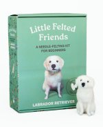 Little Felted Friends: Labrador Retriever – Dog Needle–Felting Beginner Kits with Needles, Wool, Supplies, and Instructions