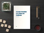 Ce qui pousse le long du chemin