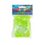 Rainbow Loom® Gummibänder Neon-Grün bzw. Hellgrün
