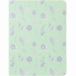 Notizhefte A6, Blumen, orange/mint, 2 Stk.
