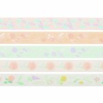 Tape Set Blumen, Pastell FSC MIX