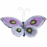 Aufhänger Schmetterling Dunkelblau 10 x 10,5 x 7cm