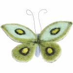 Aufhänger Schmetterling Hellblau 10 x 10,5 x 7cm