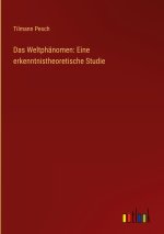 Das Weltphänomen: Eine erkenntnistheoretische Studie