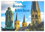 Bonner Kirchen (Wandkalender 2026 DIN A3 quer), CALVENDO Monatskalender