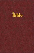 Bible Darby grand format, rigide brun-rouge