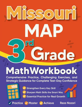 Missouri MAP 3rd Grade Math Workbook