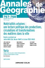 Annales de géographie - N°767-768 1-2/2026