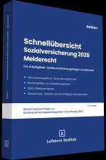 Schnellübersicht Sozialversicherung 2026 Melderecht