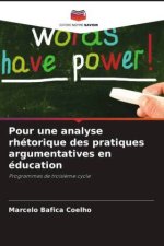 Pour une analyse rhétorique des pratiques argumentatives en éducation