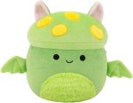 Squishmallows Hříbkový netopýr - Earling 13 cm