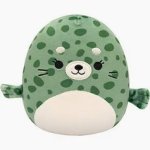 Squishmallows Zelený tuleň - Chutney 20 cm