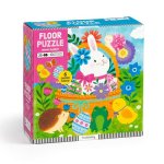 BUNNY BASKET 25PC FLOOR PUZZLE W/SHAPED