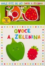 Malé dítě se učí Ovoce a zelenina
