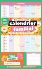 Calendrier familial Qui, quand, quoi ? 2026-2027