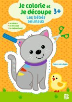 Je colorie et je découpe : Les bébés animaux
