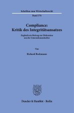 Compliance: Kritik des Integritätsansatzes