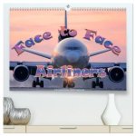 Airliners - Face to Face (hochwertiger Premium Wandkalender 2027 DIN A2 quer), Kunstdruck in Hochglanz