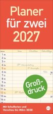 Großdruck Planer für zwei 2027
