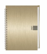 Wochen-Cheftimer A5, Alu gold 2027