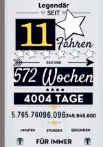 Notizbuch für Jungen 11 Jahre- Geburtstagsgeschenk für 11 jährige Jungen