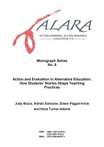 ALAR Association Monograph No. 9 Action and Evaluation in Alternative Education