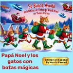 Papá Noel y los gatos con botas mágicas