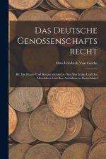 Das Deutsche Genossenschaftsrecht