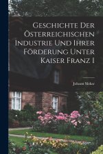 Geschichte Der Österreichischen Industrie und ihrer Förderung Unter Kaiser Franz I