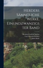 Herders Sämmtliche Werke, Einundzwanzigster band