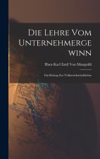 Die Lehre vom Unternehmergewinn