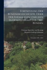 Fortsetzung Der Bündnergeschichte, Oder Der Ehemaligen Unruhen In Dem Freistaat Der Drei Bünden