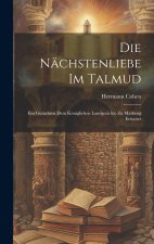 Die Nächstenliebe Im Talmud