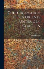Culturgeschichte Des Orients Unter Den Chalifen; Volume 1