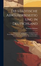 Die Städtische Abwässerbeseitigung in Deutschland